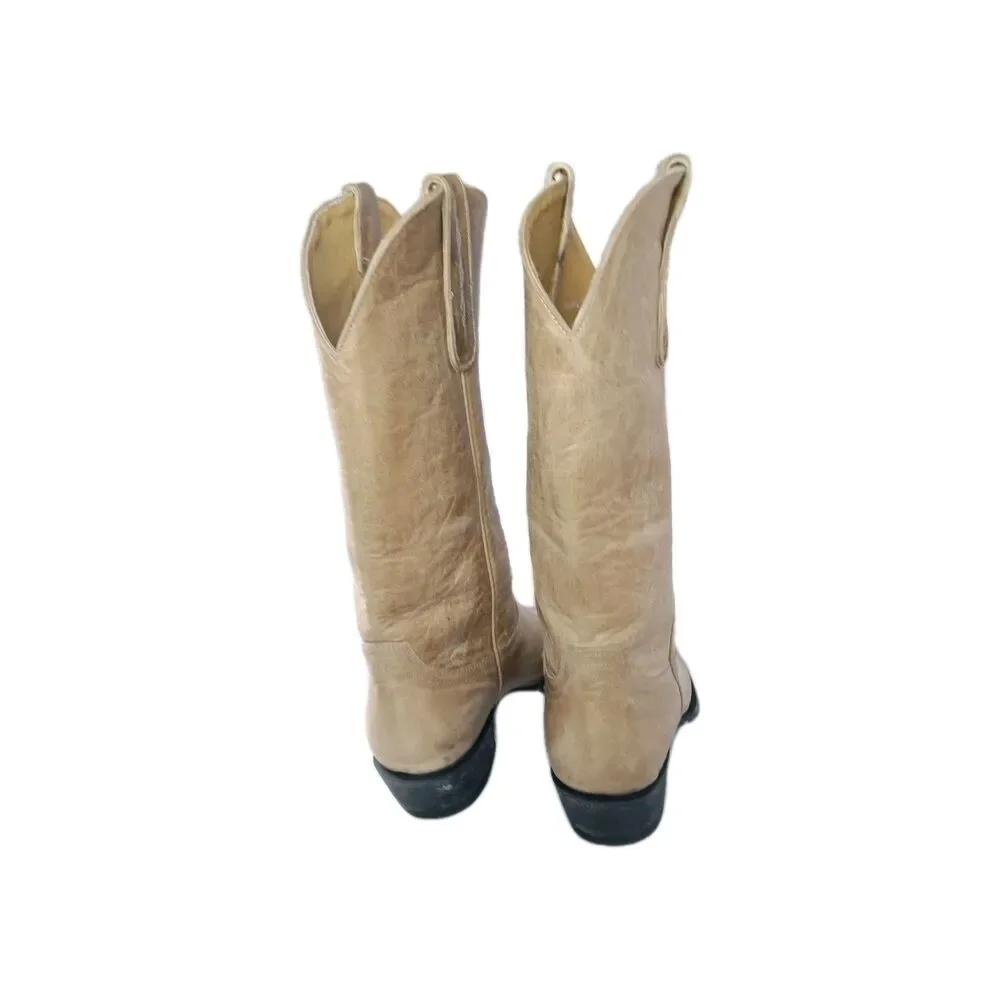 Idyllwind Western Boots Women's Size 9 B Snip Toe Beige Tan